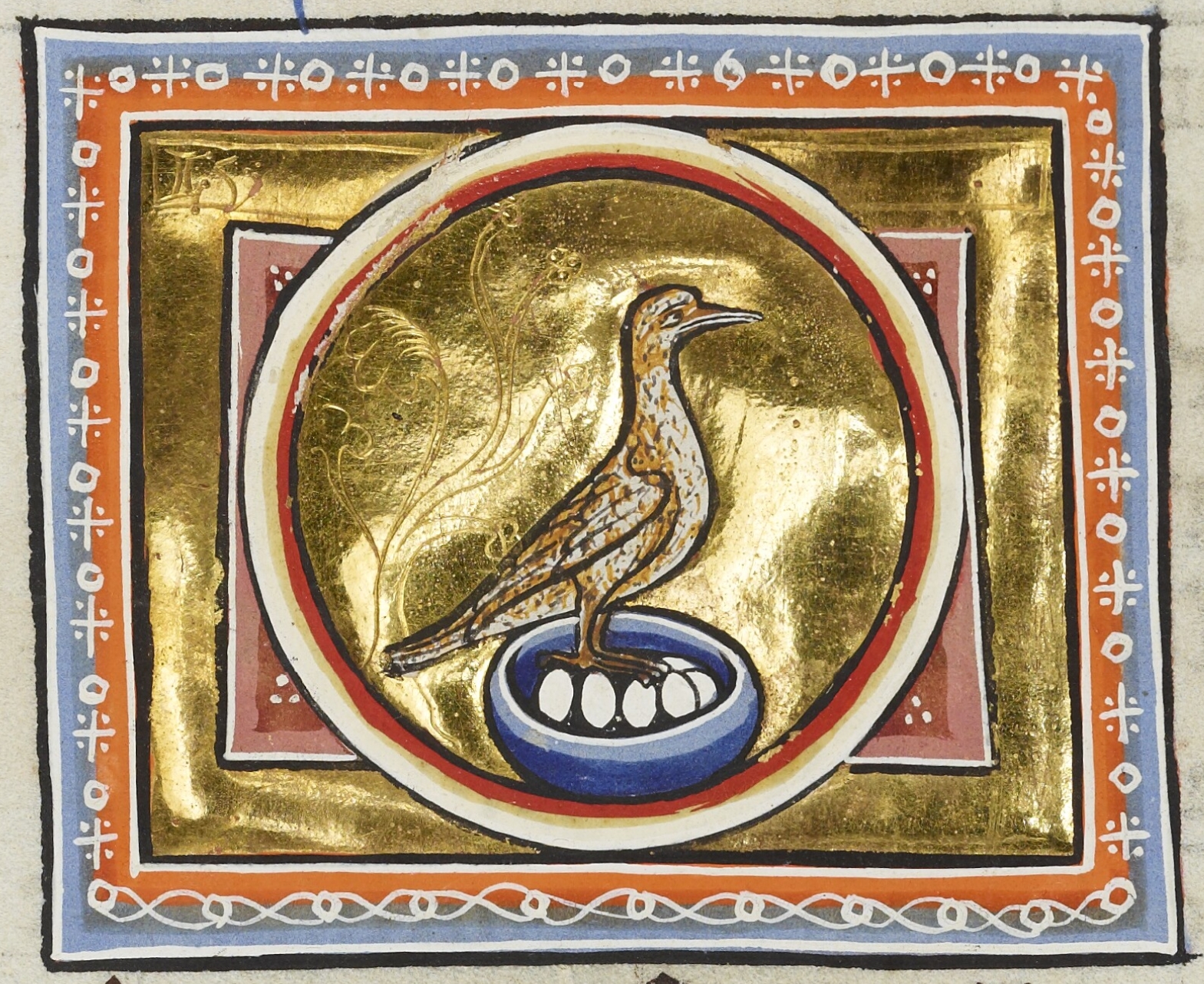 Medieval Bestiary : Beasts : Nightingale