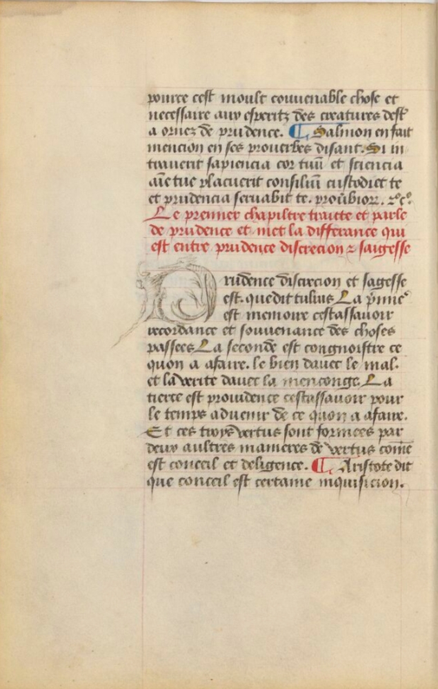 Sample page - Bibliothèque Nationale de France fr. 1746